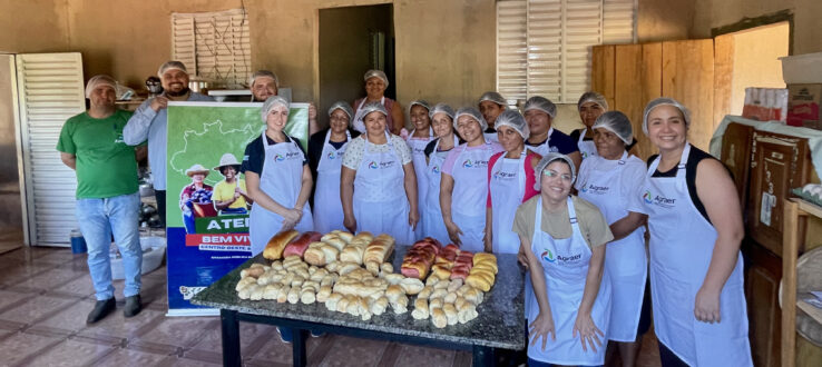 Mercado Escola UFMS participa de curso de boas práticas de panificação na Aldeia Buriti